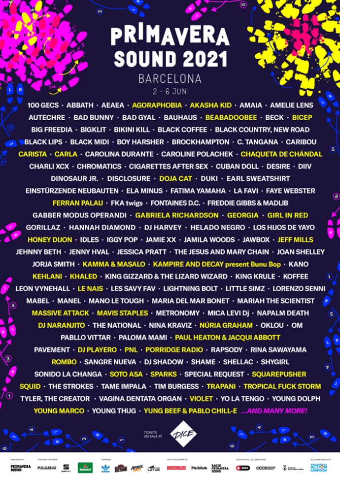 Primavera Sound Barcellona 2021 aggiunge 37 nuovi nomi alla line-up e presenta in anteprima la sua piattaforma di streaming audiovisivo